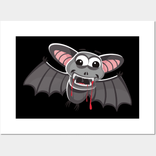 Crazy bat Posters and Art